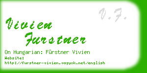 vivien furstner business card