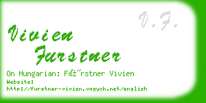 vivien furstner business card